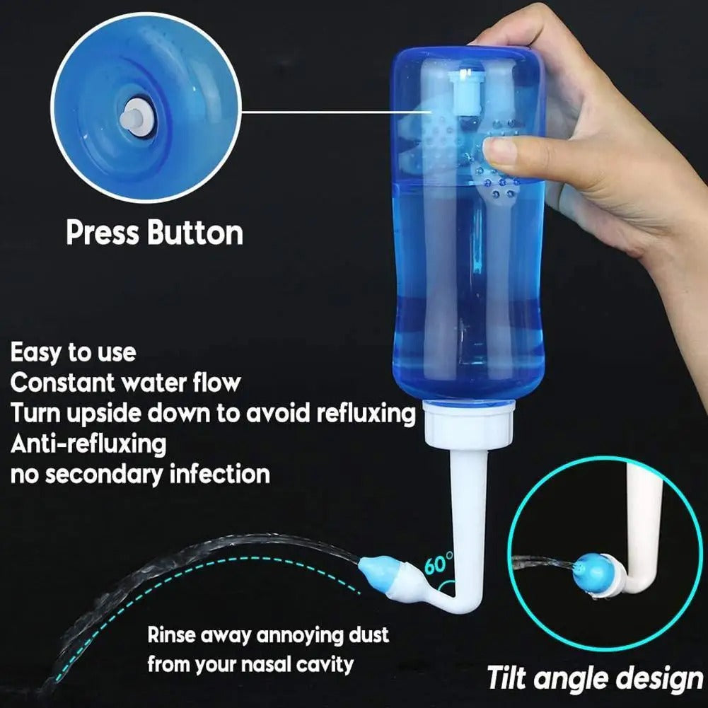 Nasal Rinse Bottle – Deep Cleansing & Allergy Relief