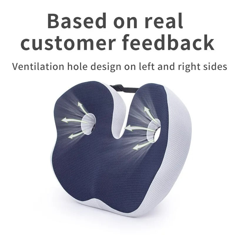 Ergonomic Memory Foam Seat Cushion