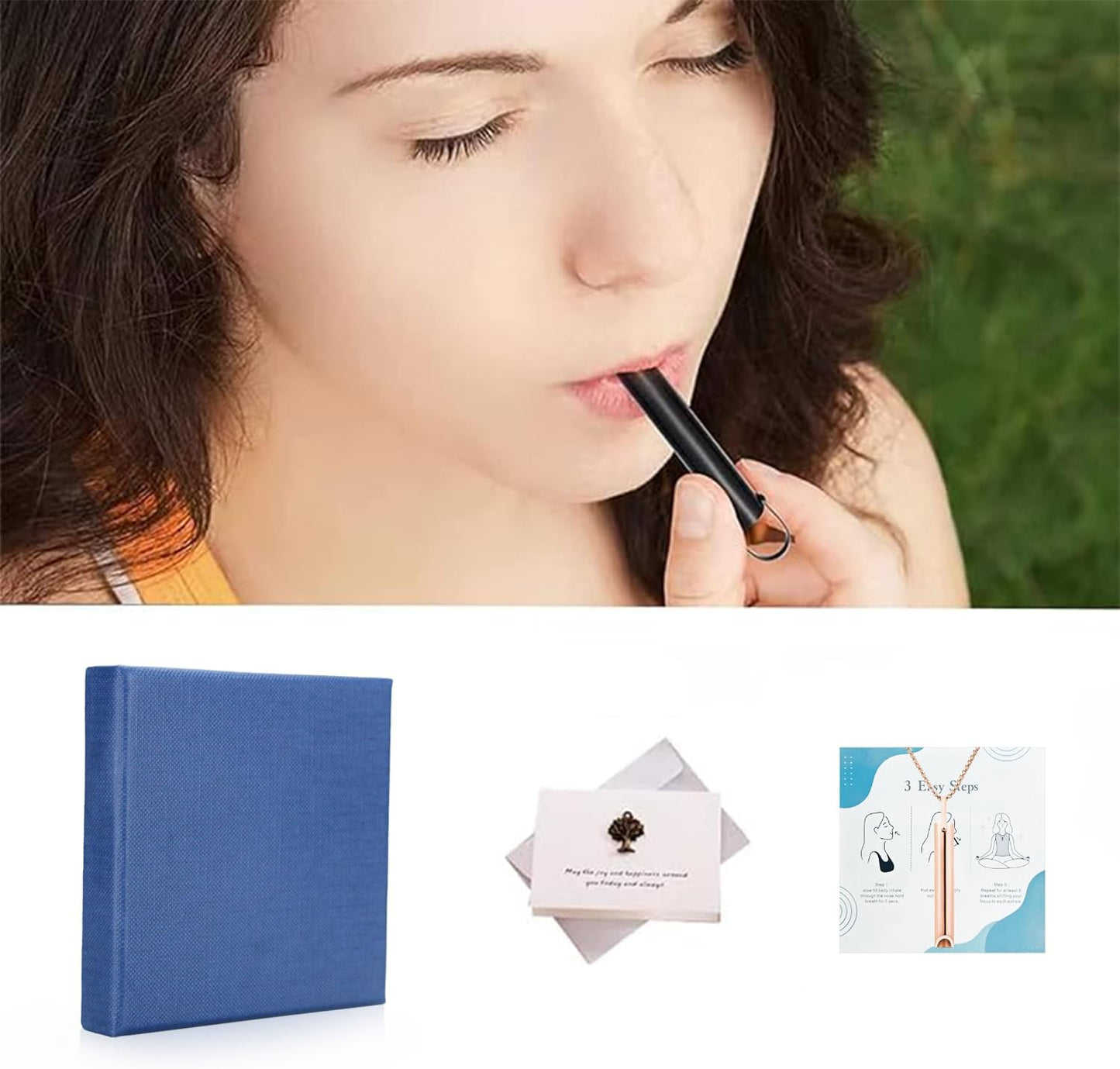 Mindful Breathing Necklace – Anxiety & Stress Relief
