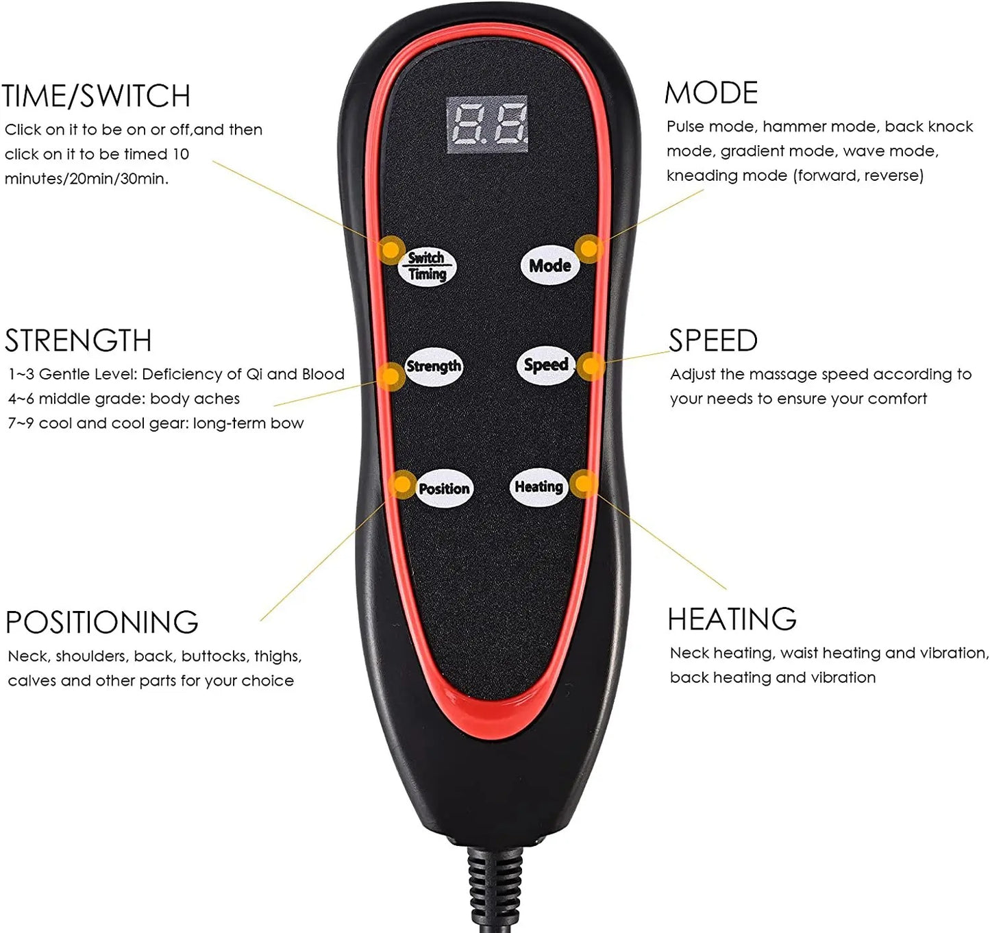 Full-Body Heated Massage Mat