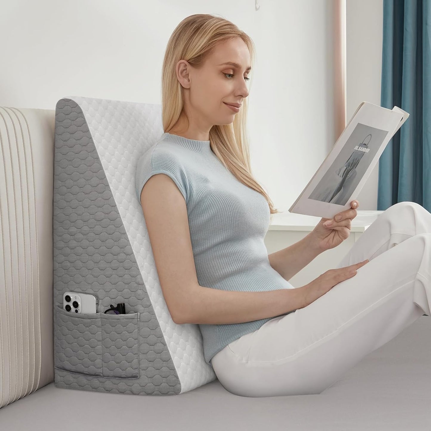 Elevated Wedge Pillow – Acid Reflux & GERD Relief