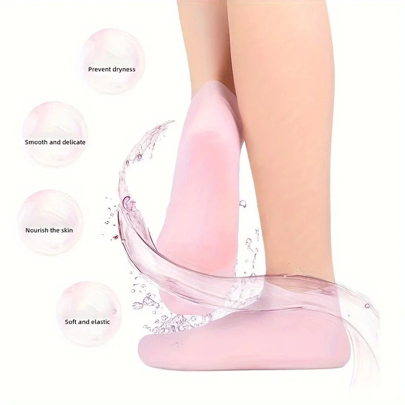 Hydrating Gel Socks – Intensive Moisture Therapy for Dry, Cracked Feet