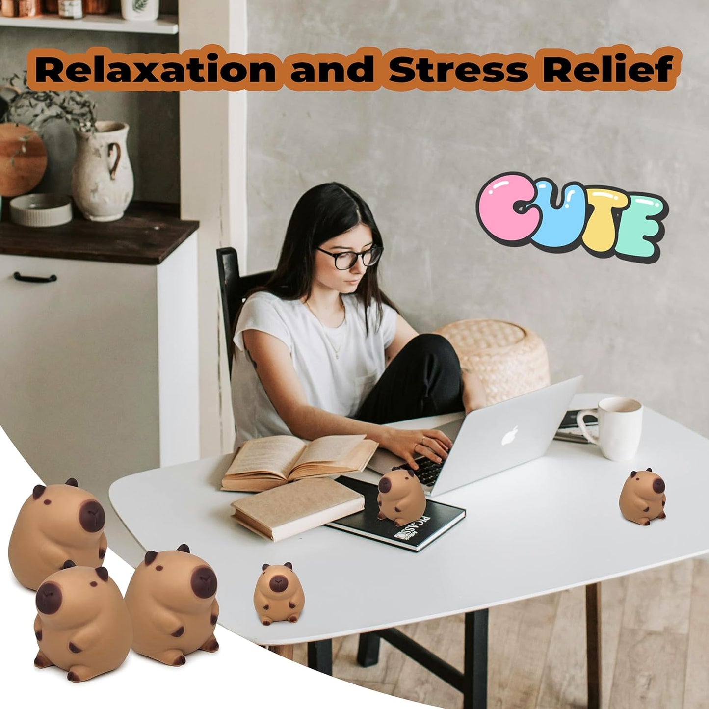 Capybara Stress Fidget – Anxiety & Focus Aid