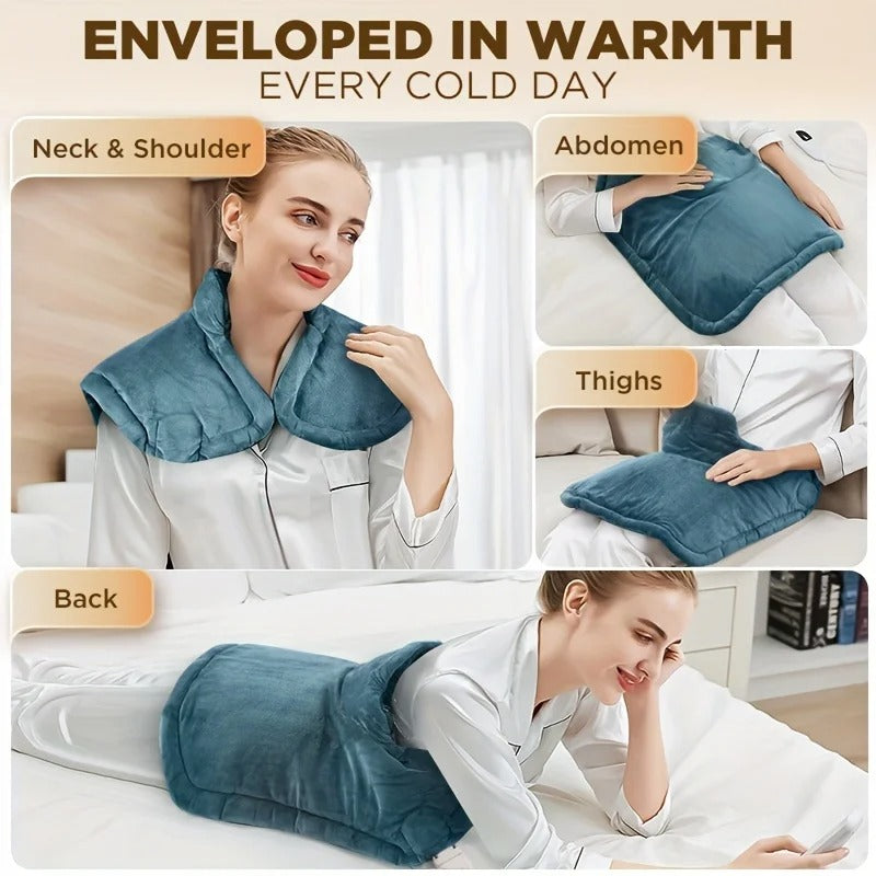 Heated Neck & Shoulder Wrap – Deep Muscle Relaxation