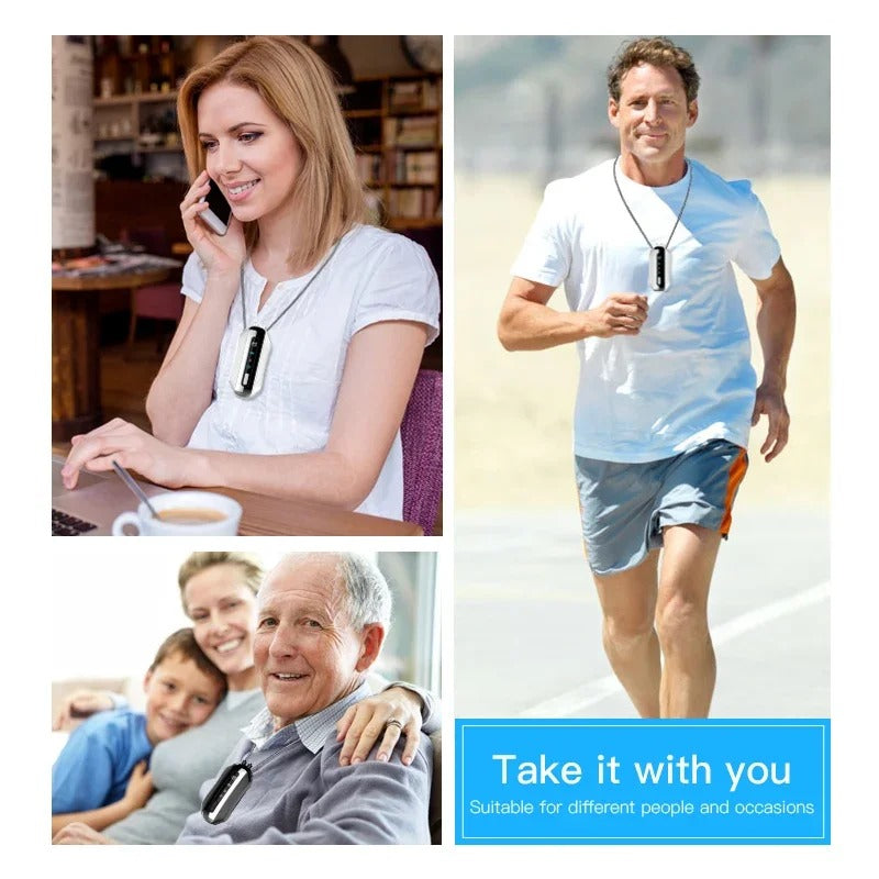 Wearable Air Purifier – Ionizer for Allergy Protection