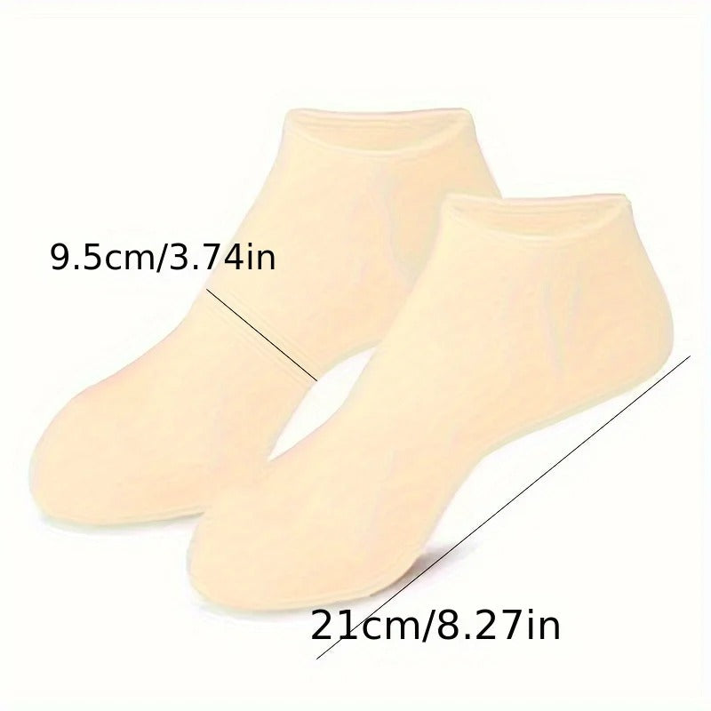 Hydrating Gel Socks – Intensive Moisture Therapy for Dry, Cracked Feet