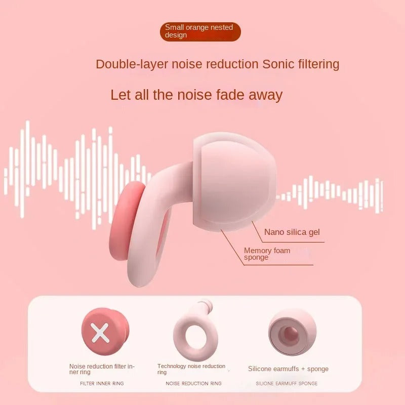 Soft Noise-Blocking Sleep Earplugs