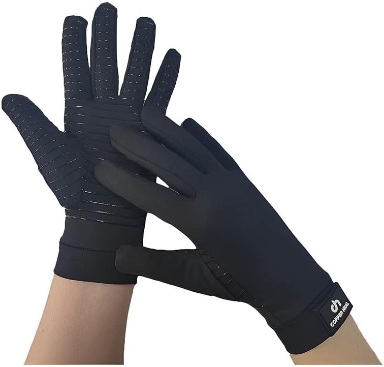 Copper-Infused Compression Gloves