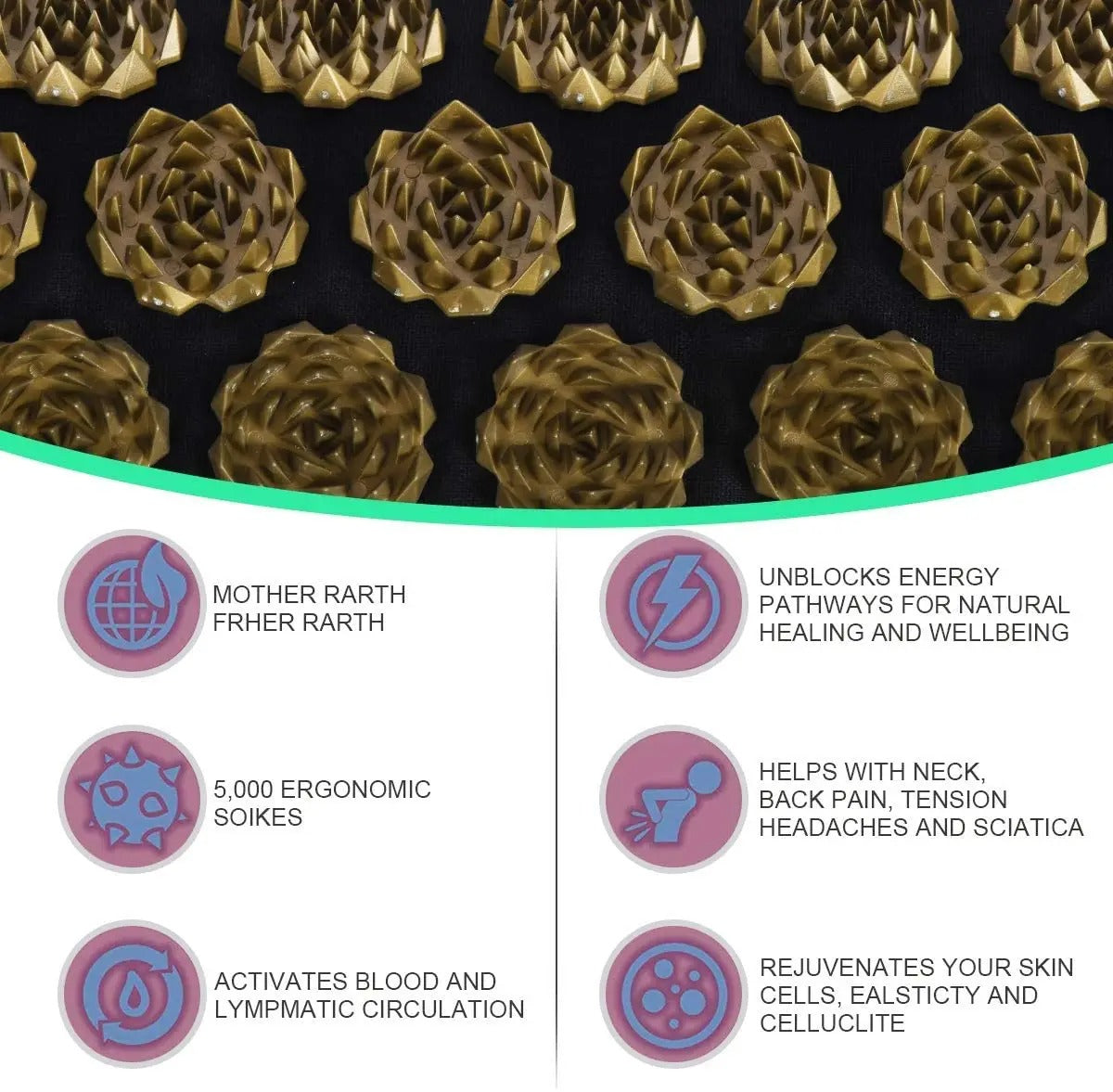 Acupressure Mat Set – Pain & Stress Relief Therapy