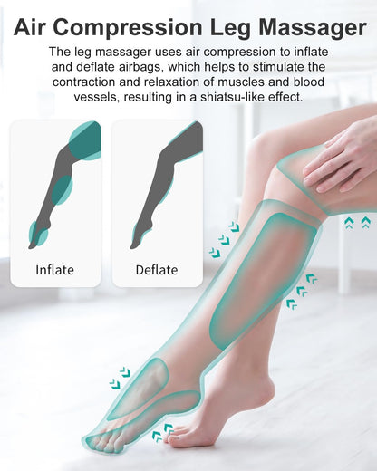 Leg & Knee Massager - Heated Vibration