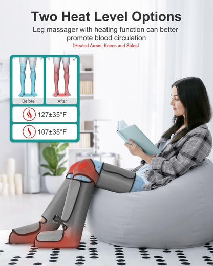 Leg & Knee Massager - Heated Vibration