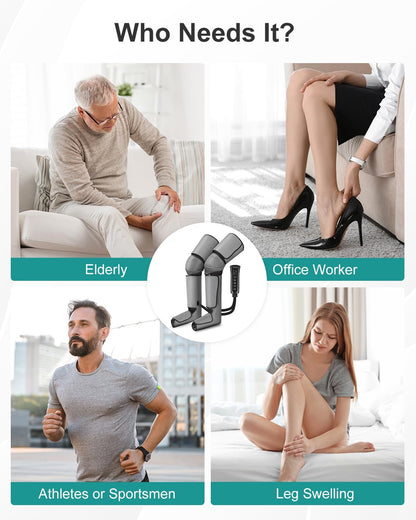 Leg & Knee Massager - Heated Vibration