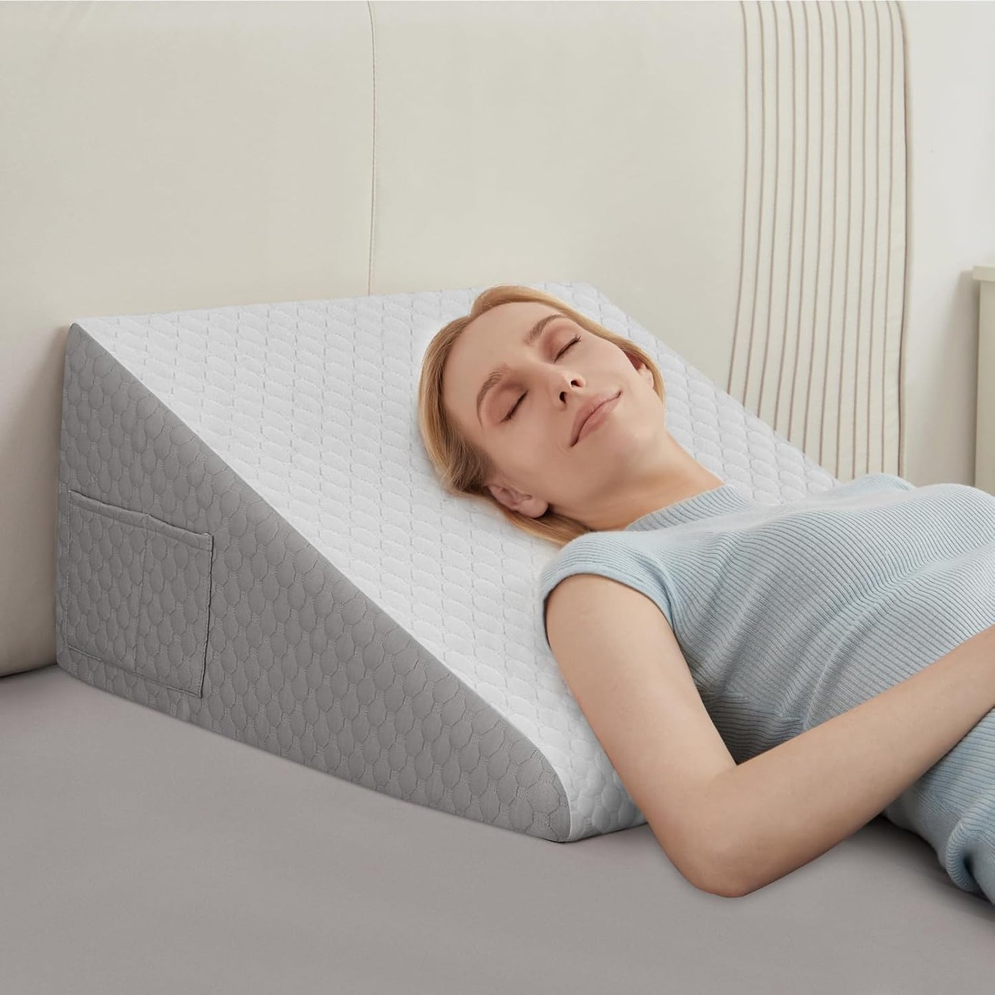 Elevated Wedge Pillow – Acid Reflux & GERD Relief