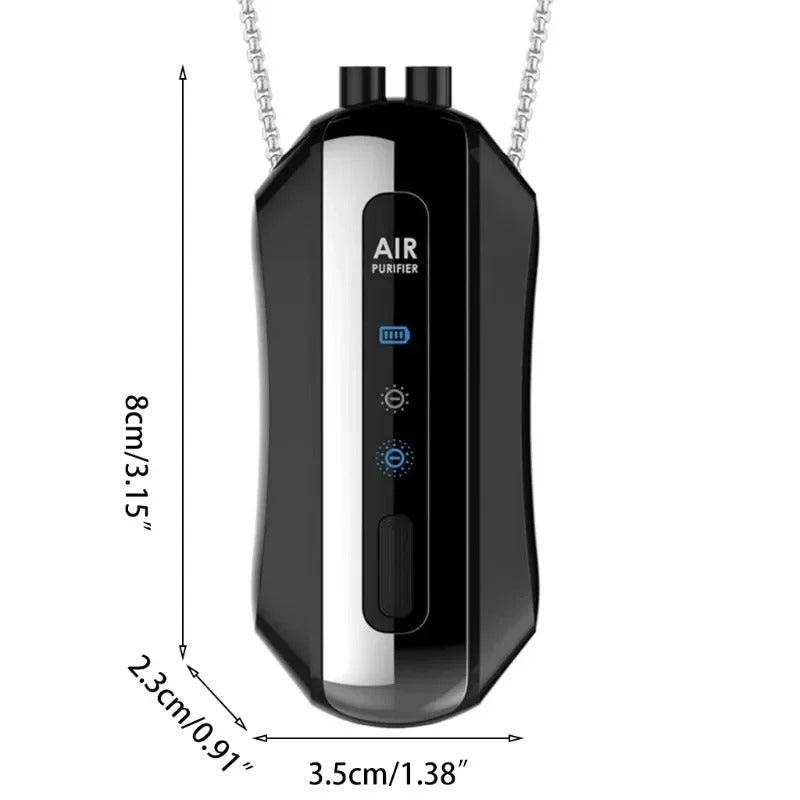 Wearable Air Purifier – Ionizer for Allergy Protection