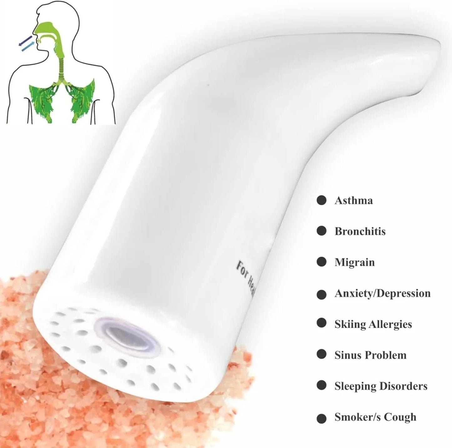 Salt Therapy Inhaler – Natural Respiratory & Sinus Relief