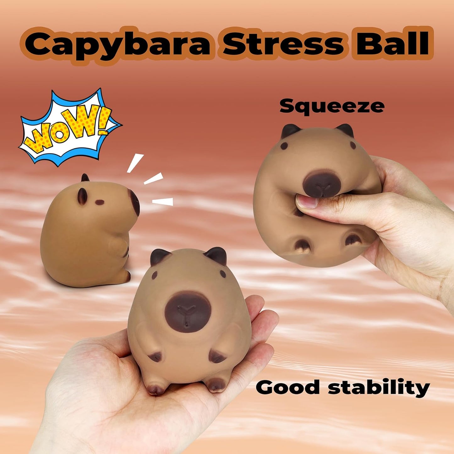 Capybara Stress Fidget – Anxiety & Focus Aid