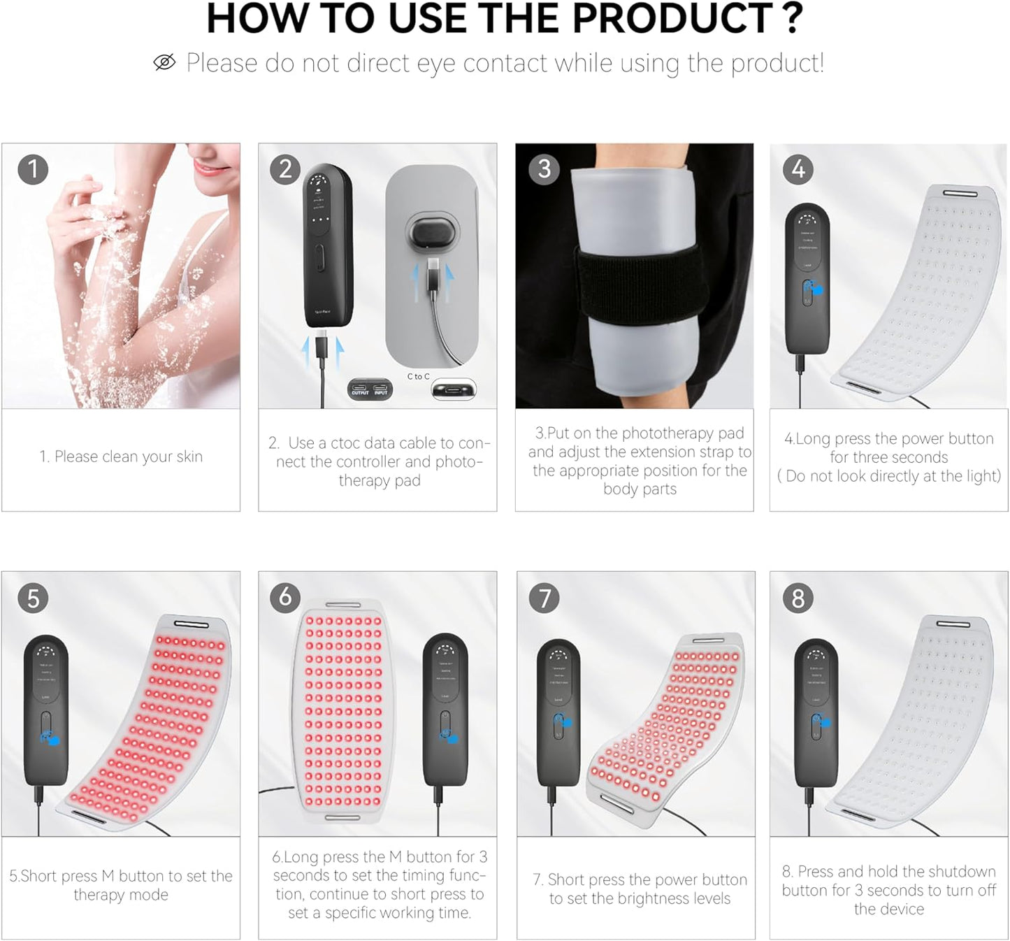 Infrared Therapy Belt – Red Light Pain & Recovery Treatment