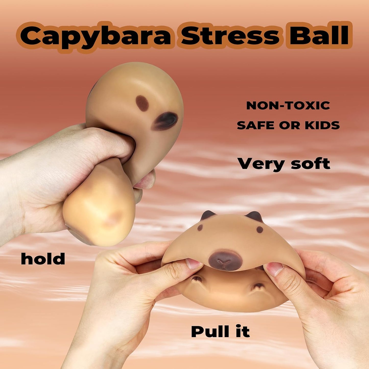 Capybara Stress Fidget – Anxiety & Focus Aid