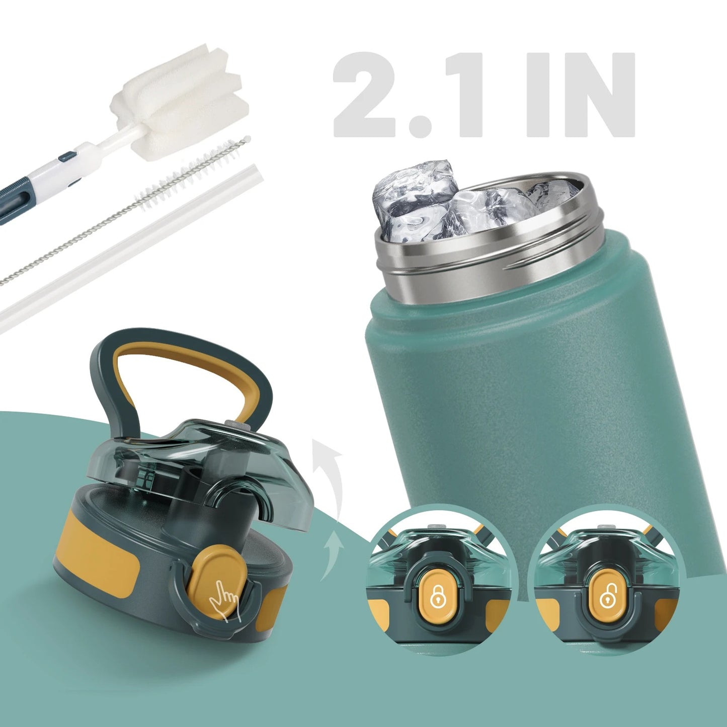 Anti-Reflux Drinking Bottle – Slow-Sip for GERD & Digestion