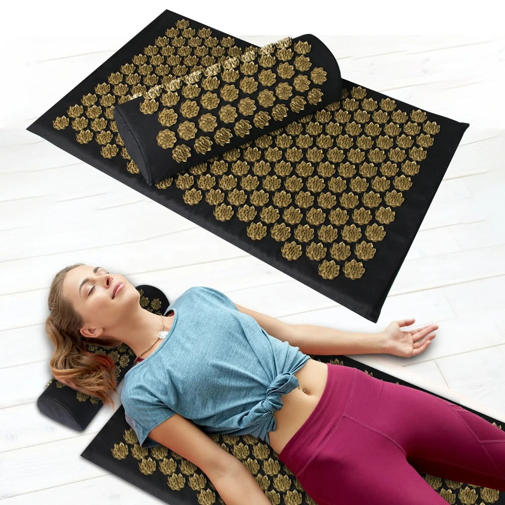 Acupressure Mat Set – Pain & Stress Relief Therapy