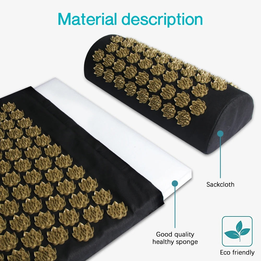 Acupressure Mat Set – Pain & Stress Relief Therapy