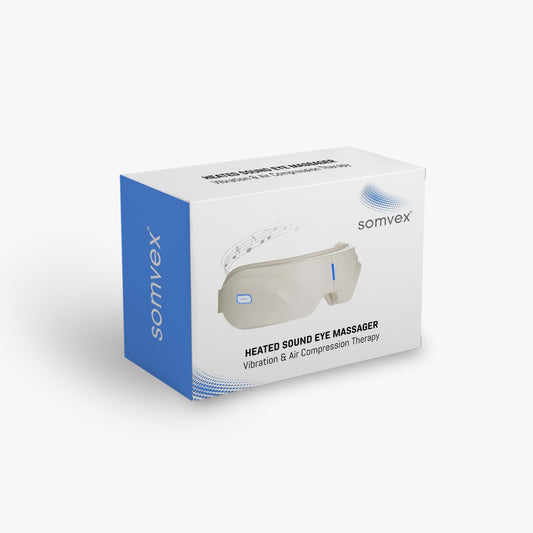 Heated Sound Eye Massager – Vibration & Air Compression Therapy