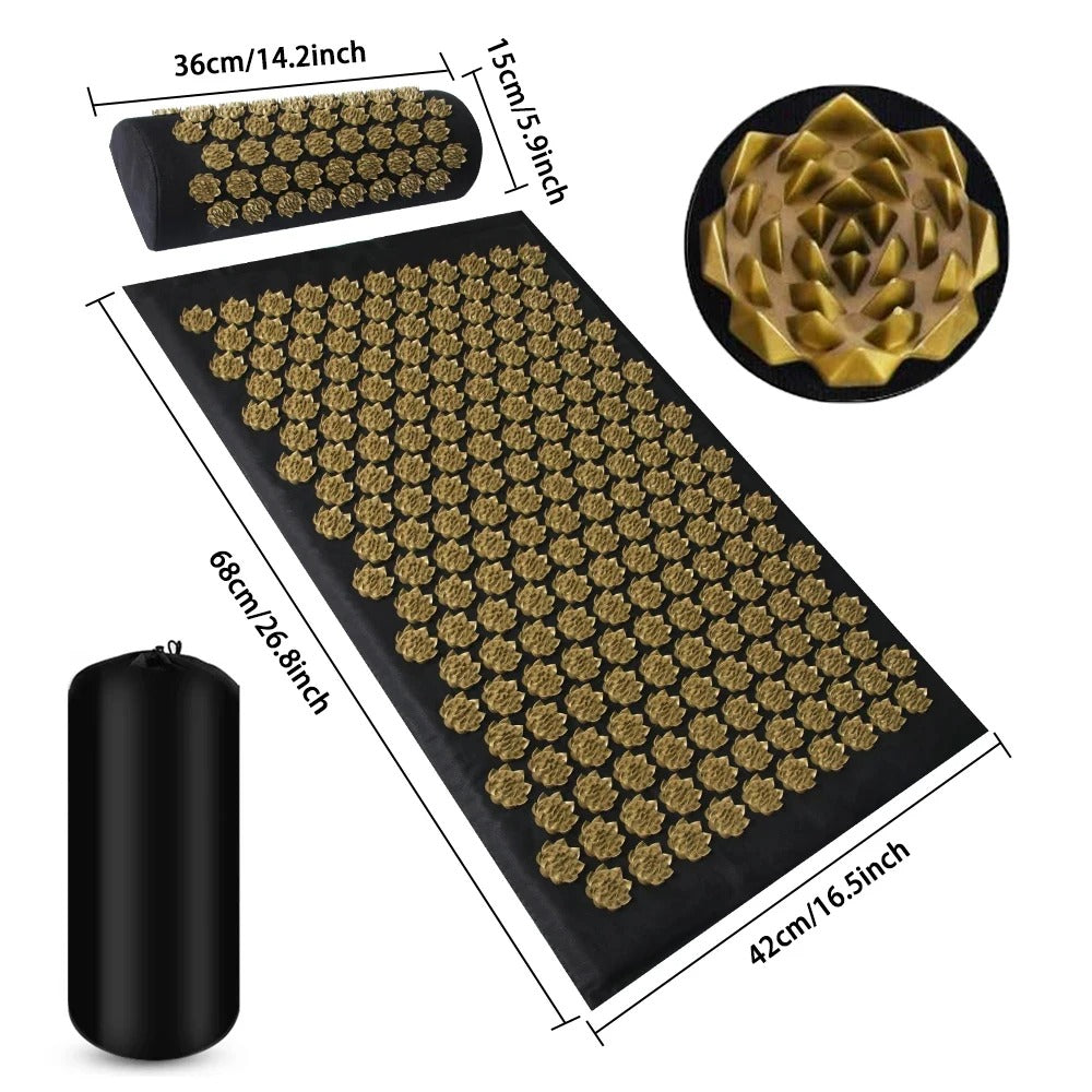 Acupressure Mat Set – Pain & Stress Relief Therapy