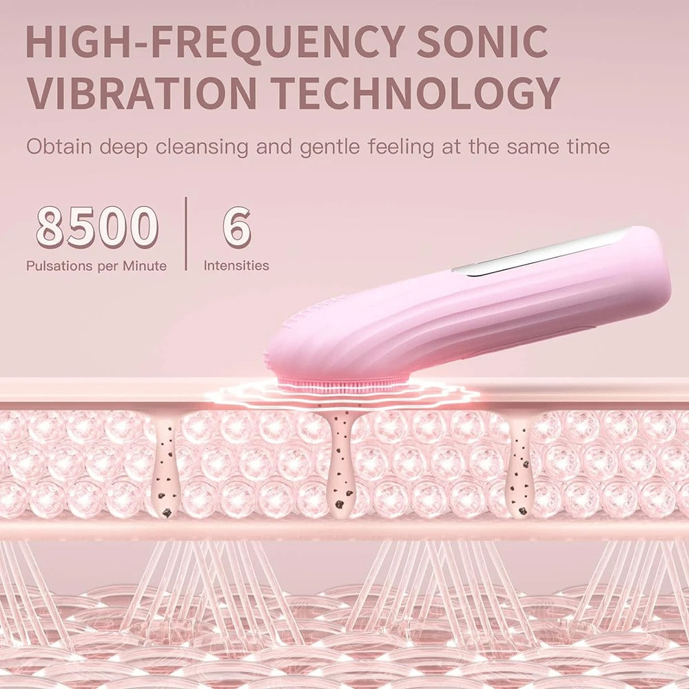 Sonic Cleansing Brush – Exfoliation & Deep Pore Cleaning