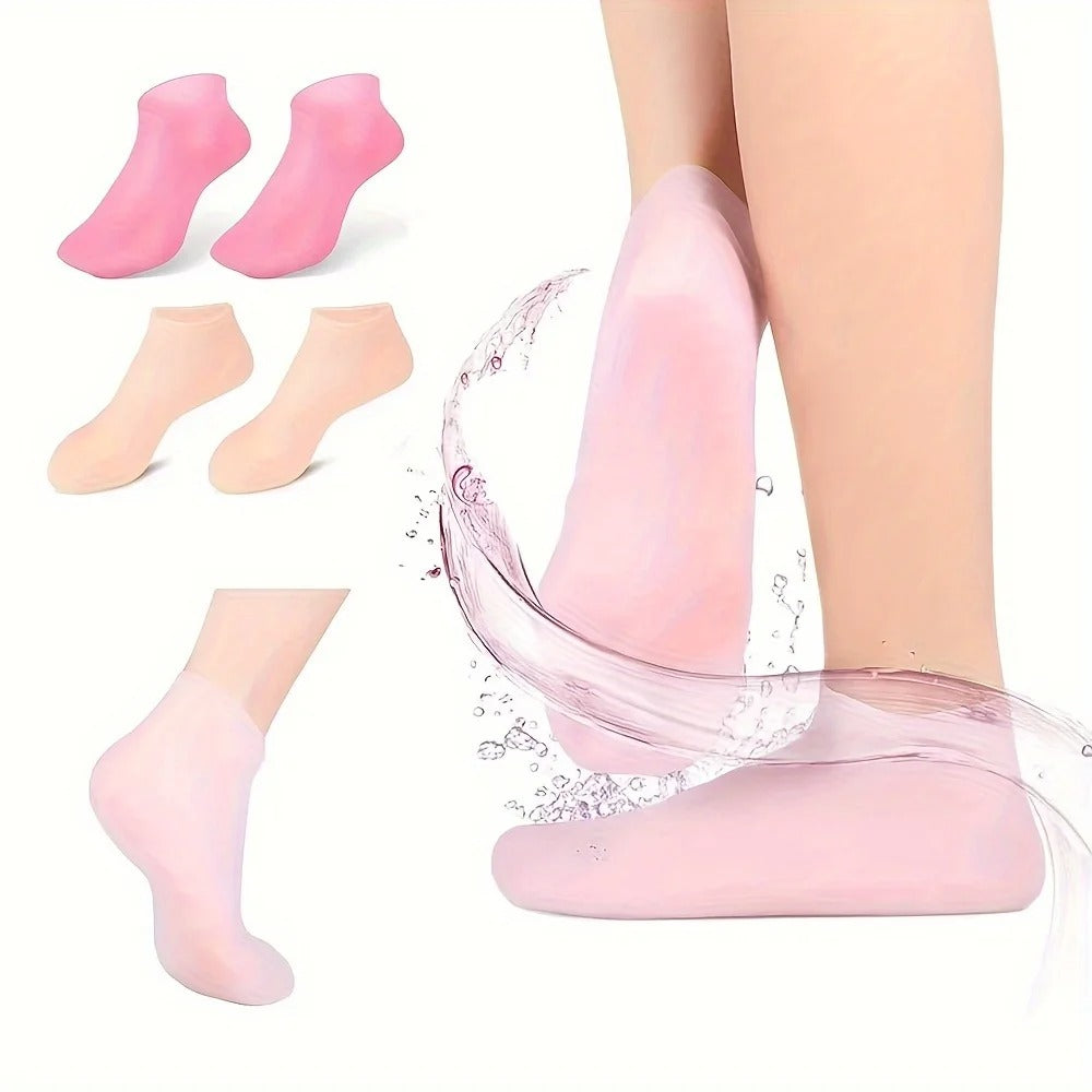 Hydrating Gel Socks – Intensive Moisture Therapy for Dry, Cracked Feet