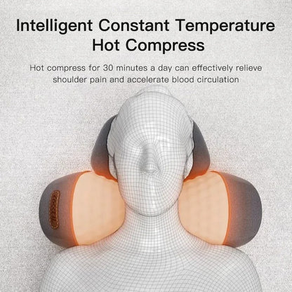 Heated Neck & Back Massage Pillow